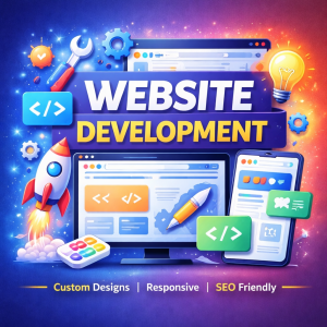 Website development in action